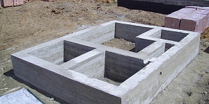 Бетонный фундамент (жб) для дома и бани